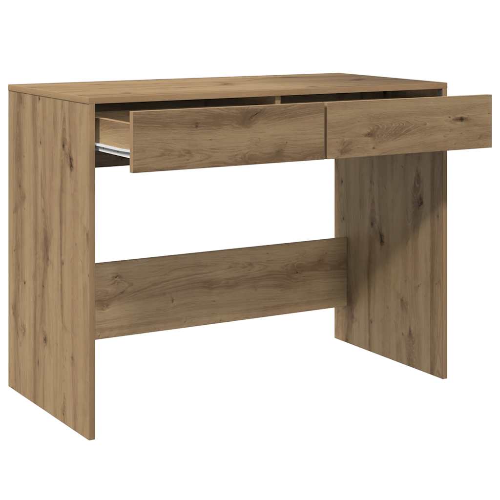 Schreibtisch Weiß 101x50x76,5 cm Holzwerkstoff