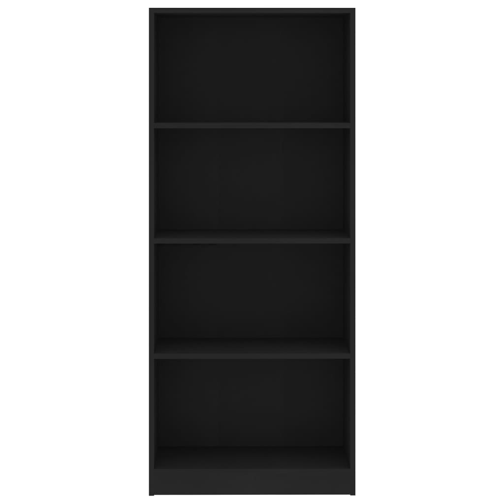 Bücherregal 3 Fächer Weiß 40x24x109 cm Holzwerkstoff