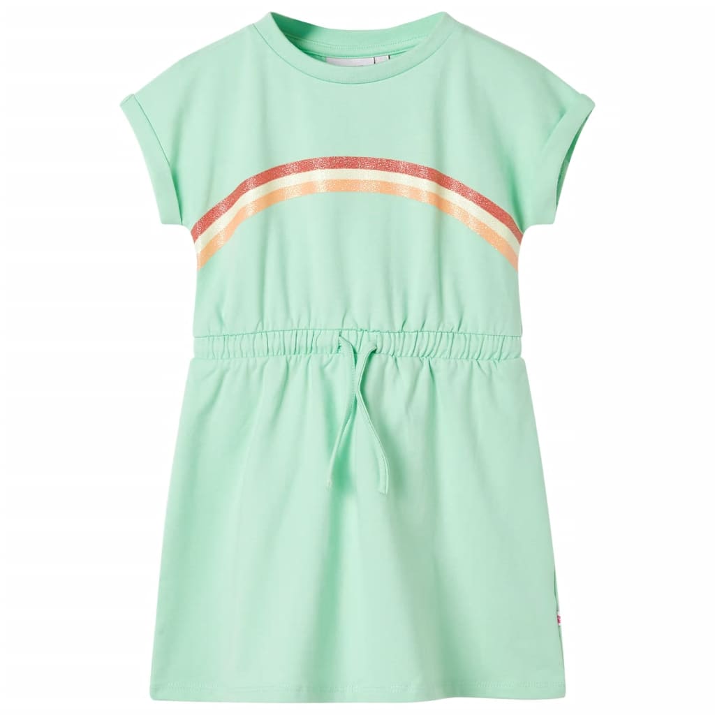 Kinderkleid mit Kordelzug Hellrosa 104