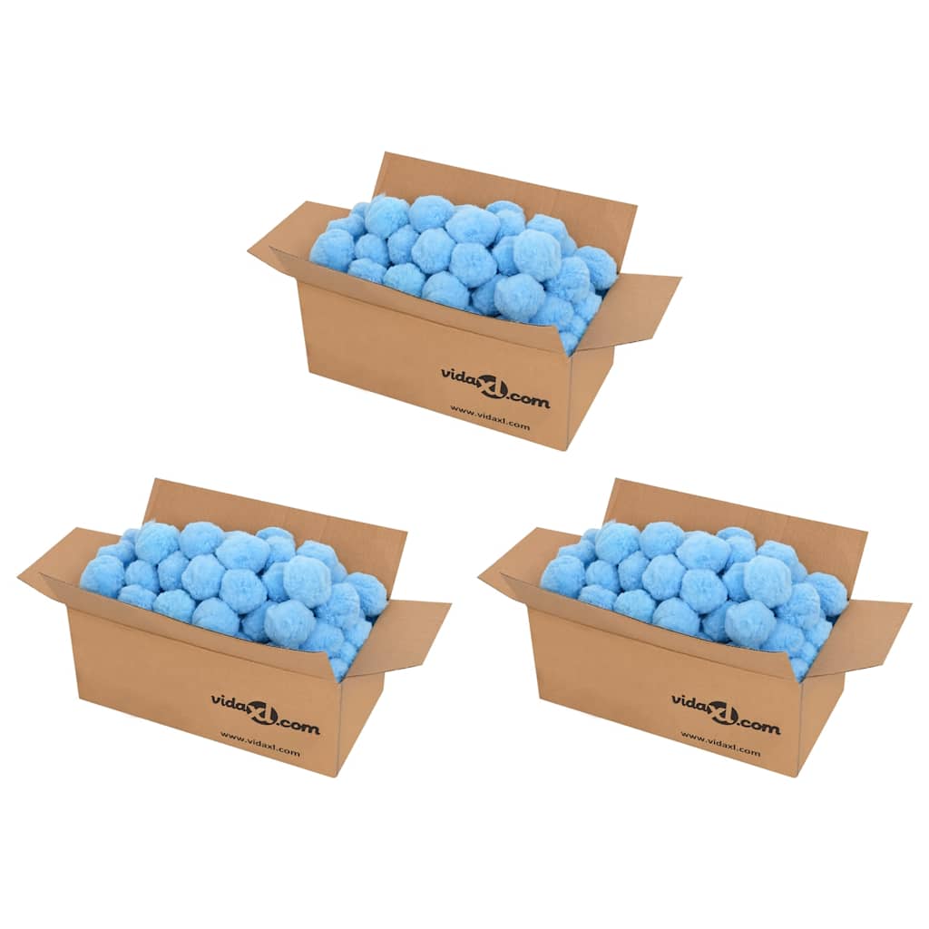 Pool-Filterbälle Antibakteriell Blau 1400 g Polyethylen