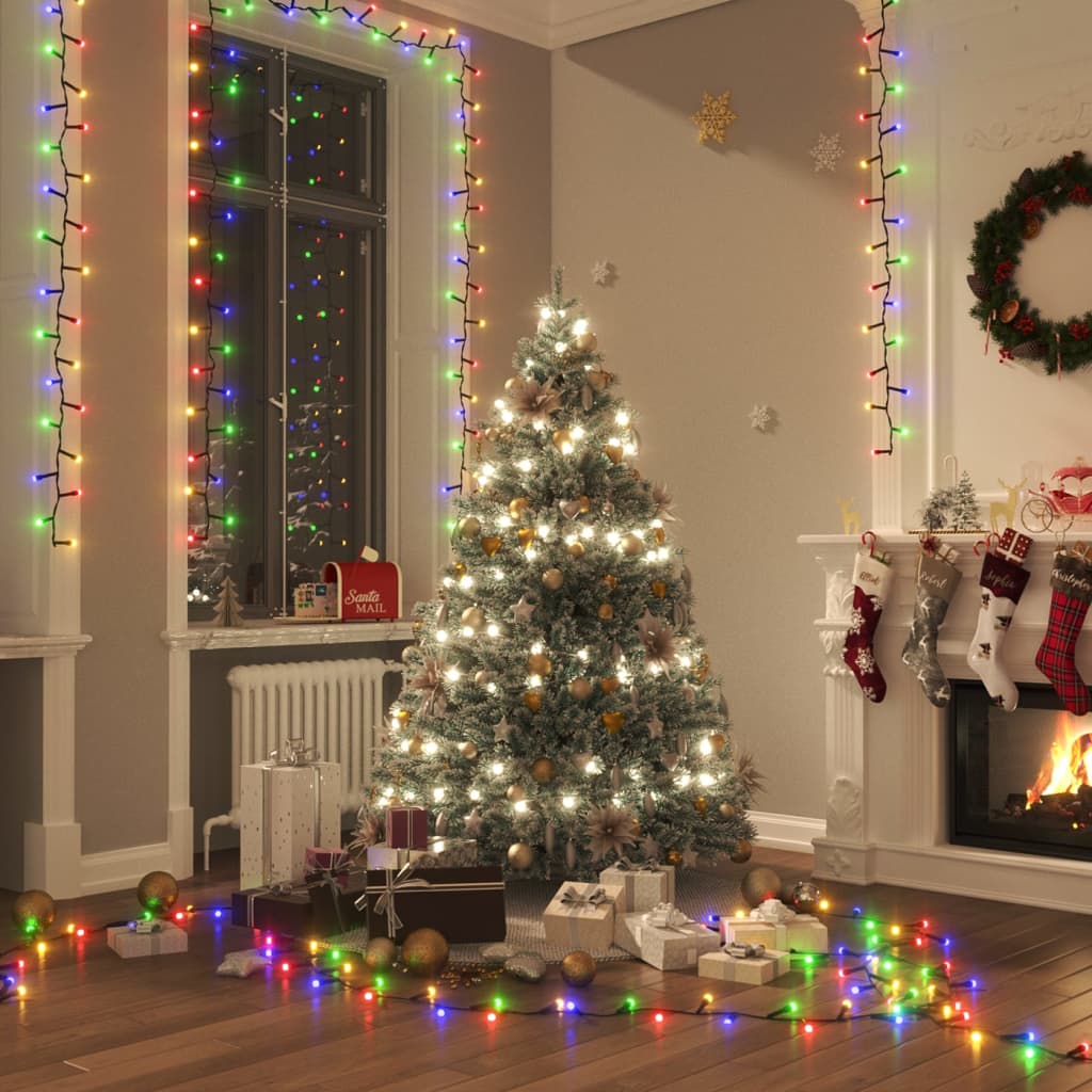 LED-Lichterkette mit 400 LEDs Warmweiß 13 m PVC