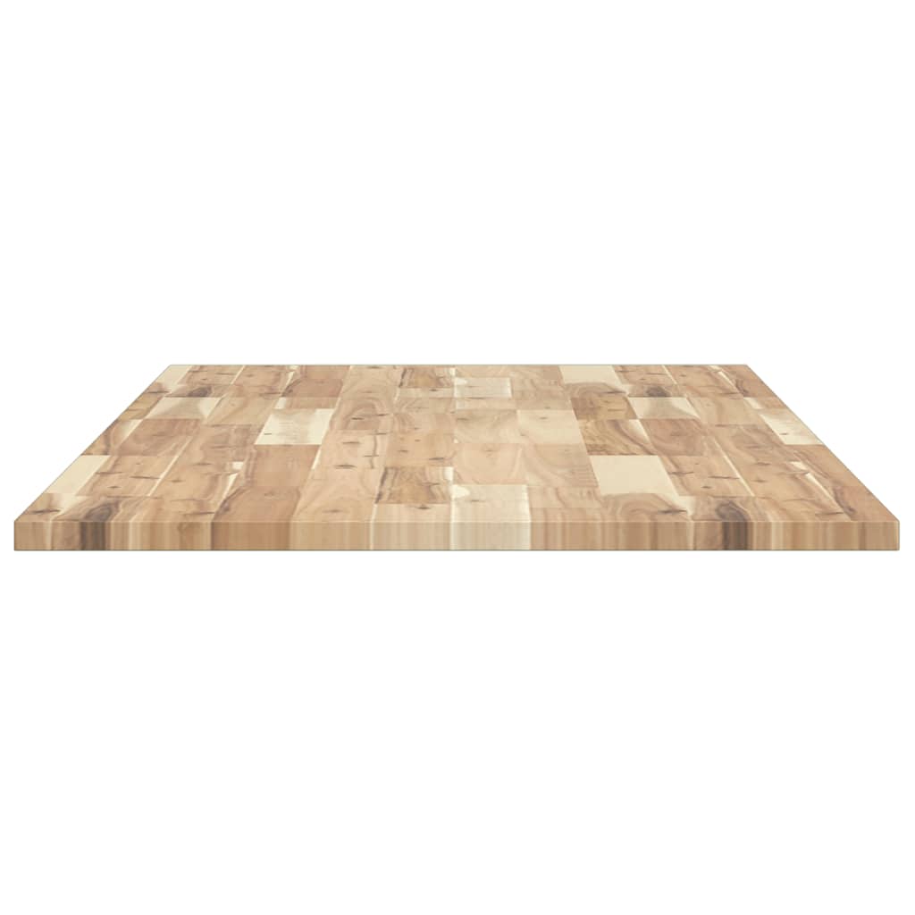 Schreibtischplatte Unbehandelt 60x50x2 cm Massivholz Akazie
