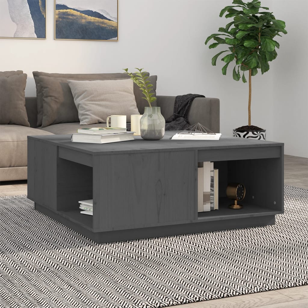 Couchtisch 100x101x40,5 cm Massivholz Kiefer