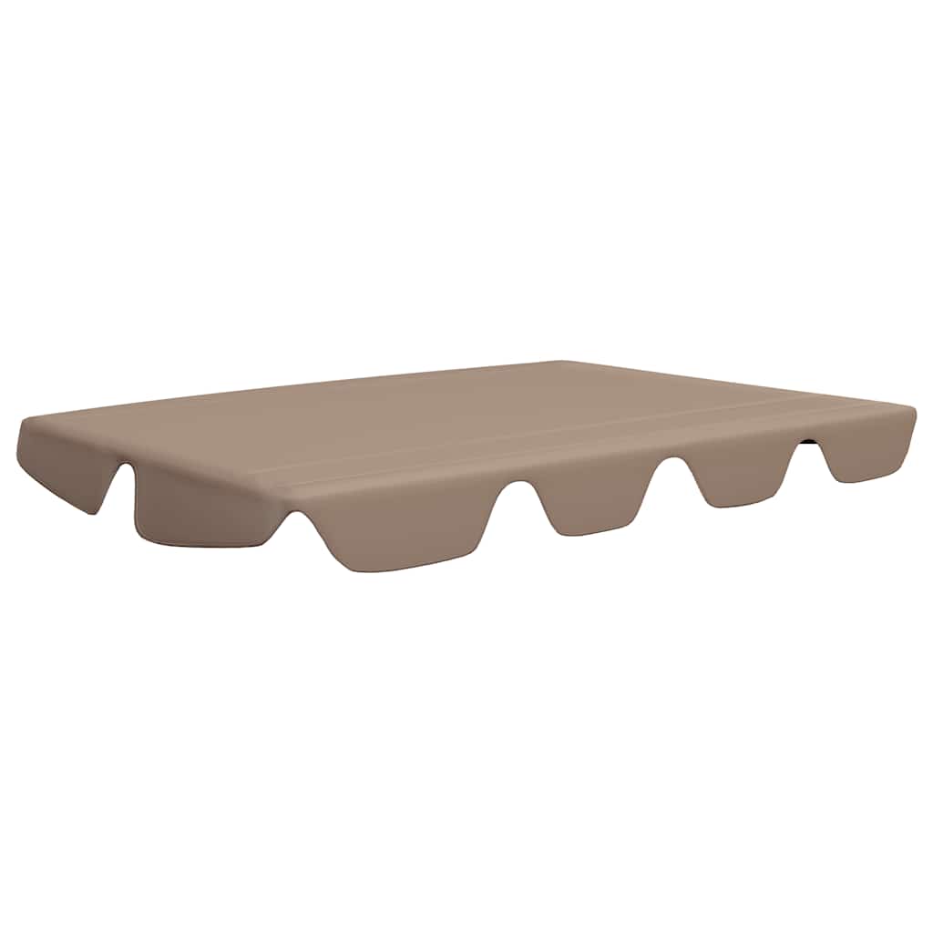 Ersatzdach für Hollywoodschaukel Beige 188/168x145/110 cm