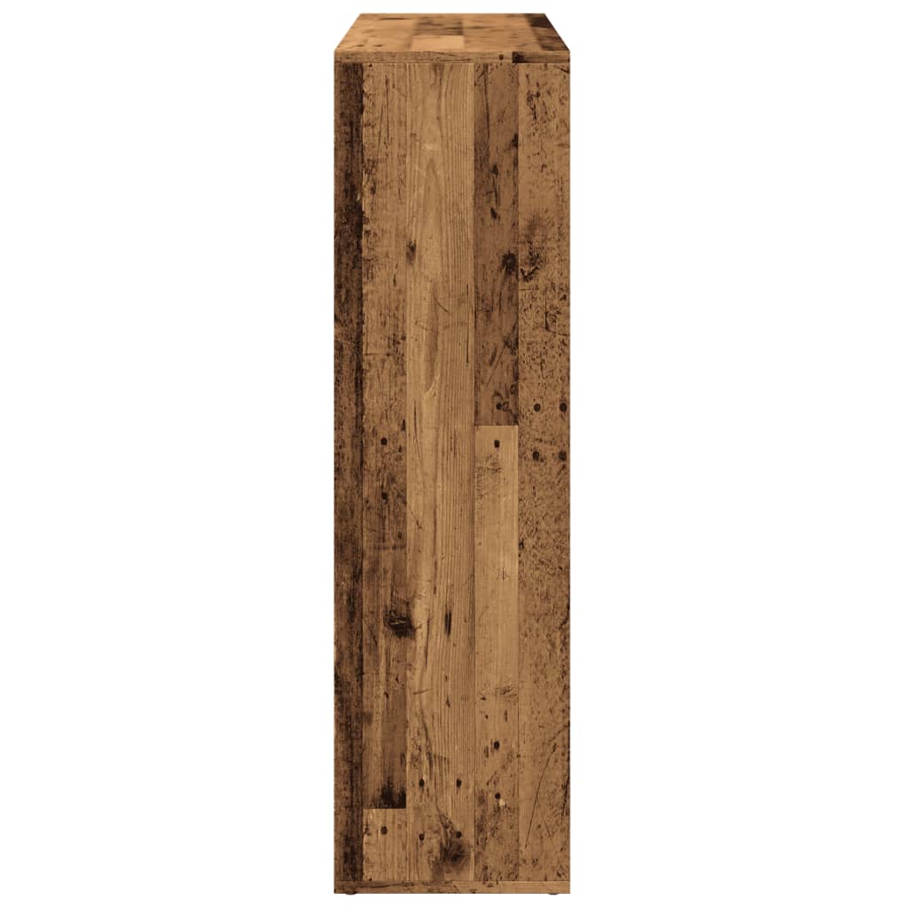 Bücherregal Weiß 137,5x29x137,5 cm Holzwerkstoff