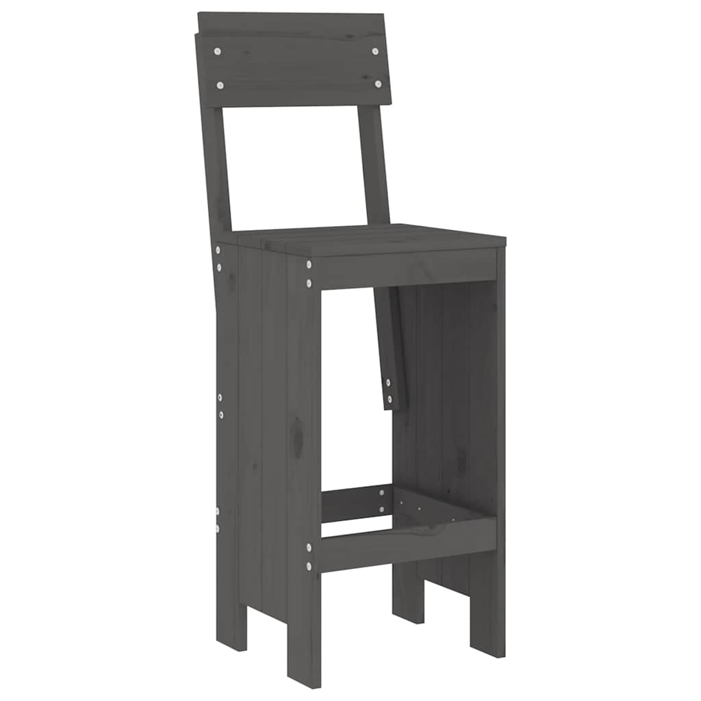 Barhocker 2 Stk. 40x42x120 cm Massivholz Kiefer