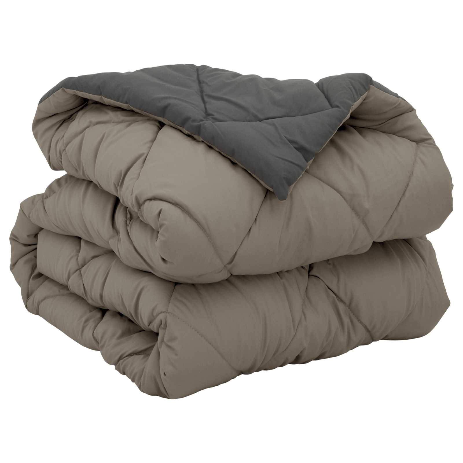 Ganzjahresbettdecke Anthrazit 135 x 200 cm Mikrofaser