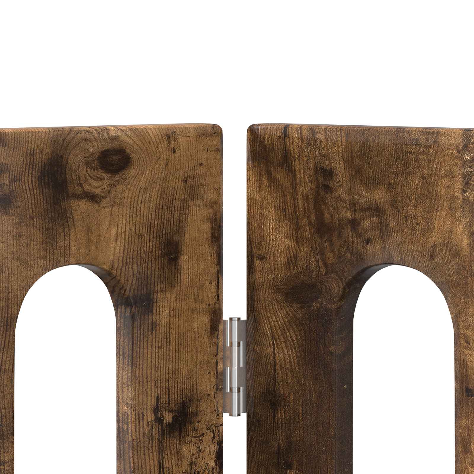 Faltbarer Haustierzaun 2 pcs Weiß 100,5 x 38 x 70 cm