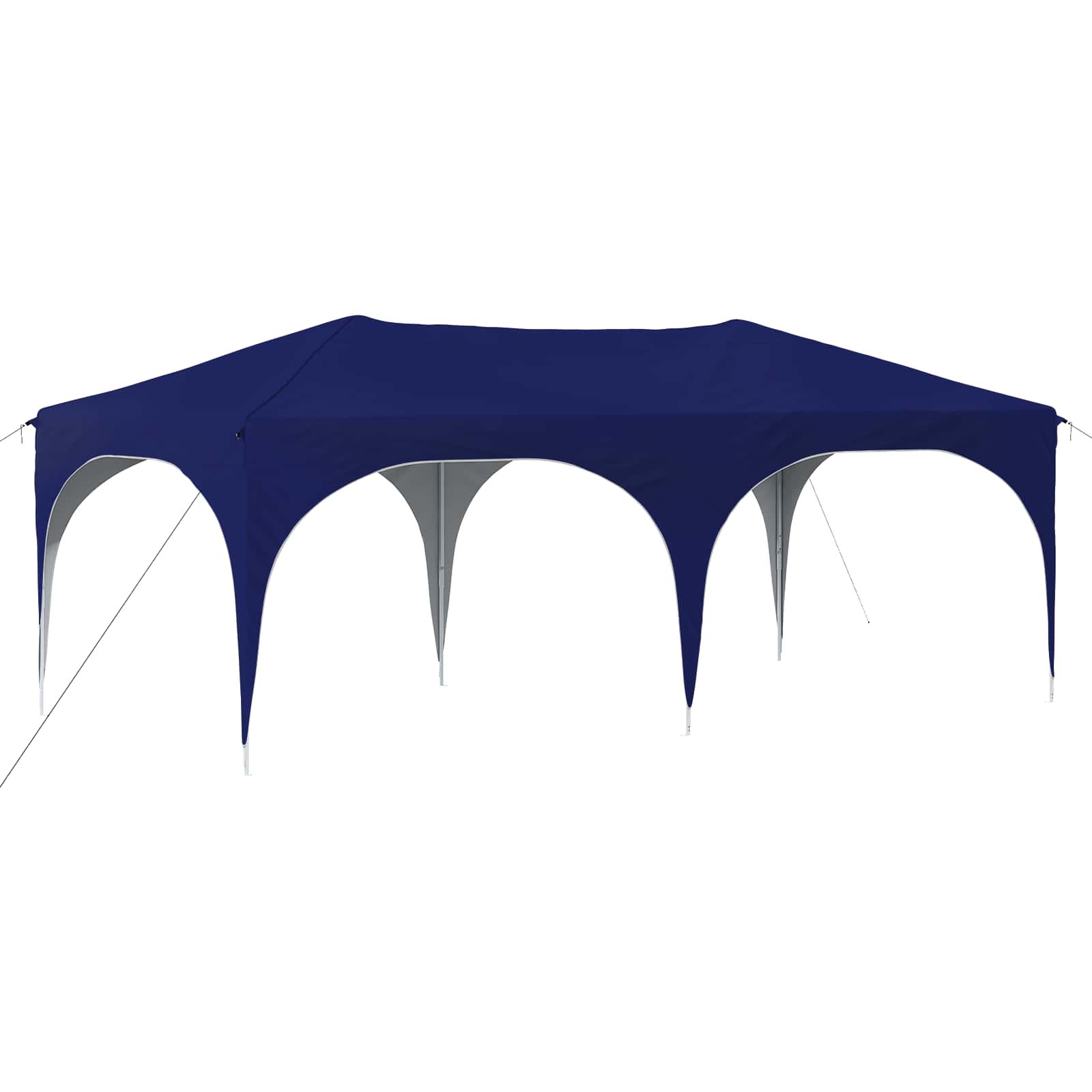 Pop-up Partyzelt 575 x 288 x 245 cm Creme Oxford-Stoff