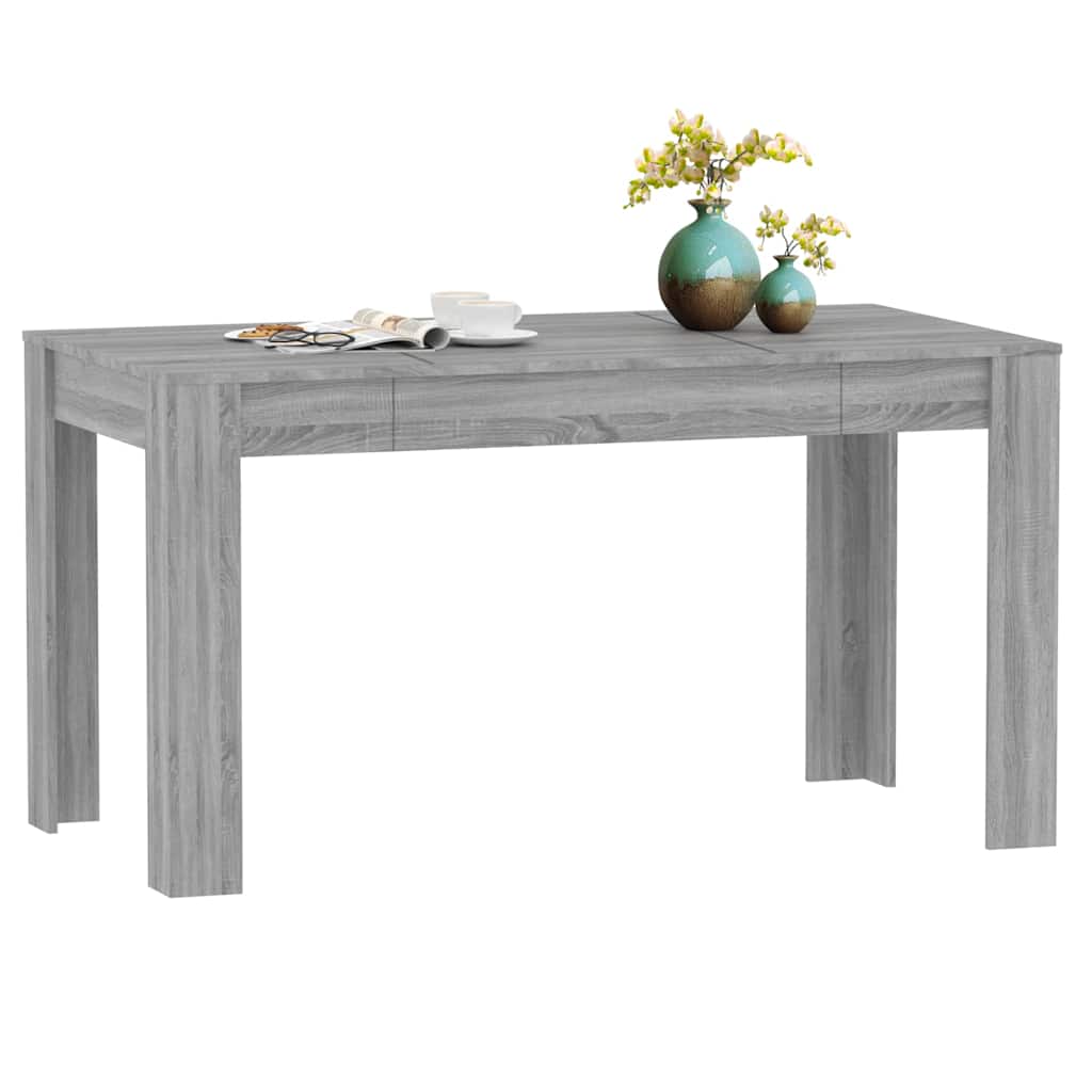 Esstisch Weiß 140x74,5x76 cm Holzwerkstoff
