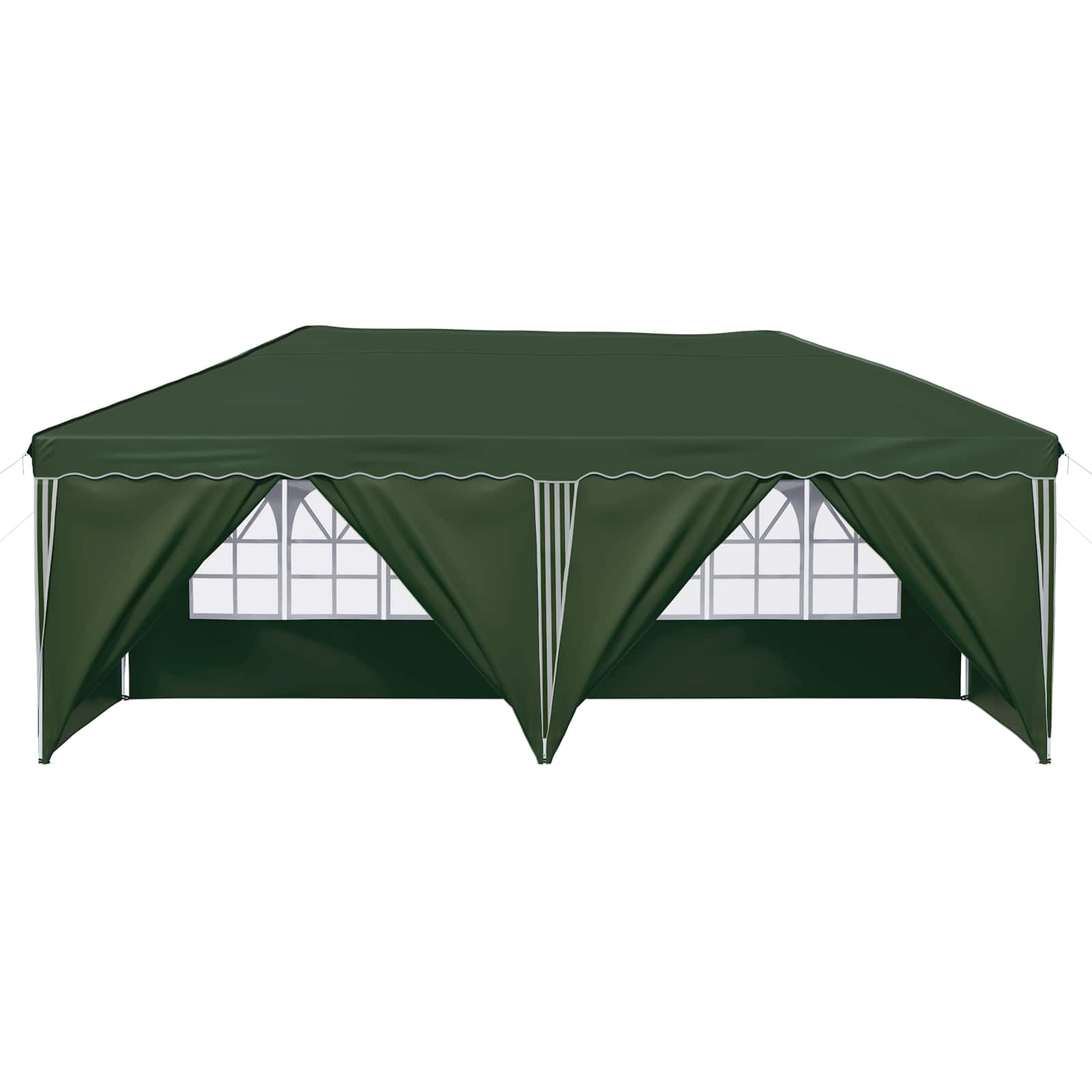 Pop-up Partyzelt 575 x 290 x 245 cm Creme