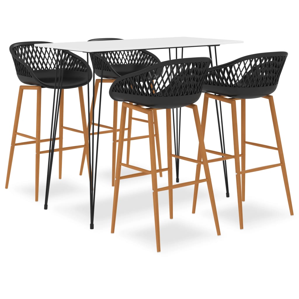 7-tlg. Bar-Set Schwarz