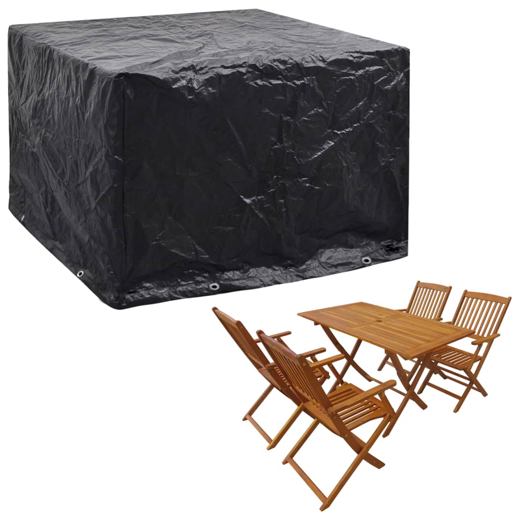 Gartenmöbel-Abdeckungen 2 Stk. 8 Ösen 242x162x100 cm
