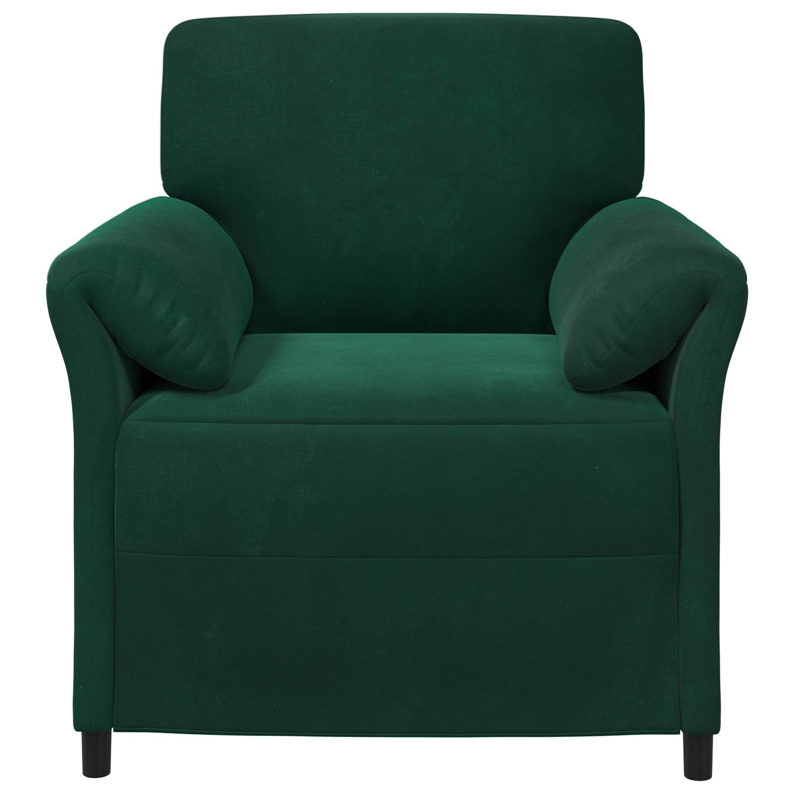1-Sitzer Sofa Hellgrau 88 x 83 x 95 cm Samt