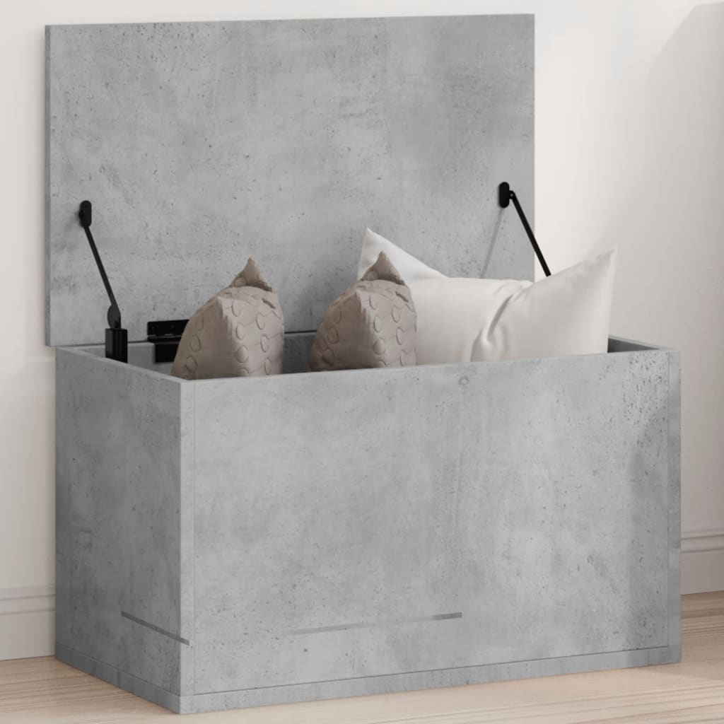 Aufbewahrungstruhe Weiß 84x42x46 cm Holzwerkstoff