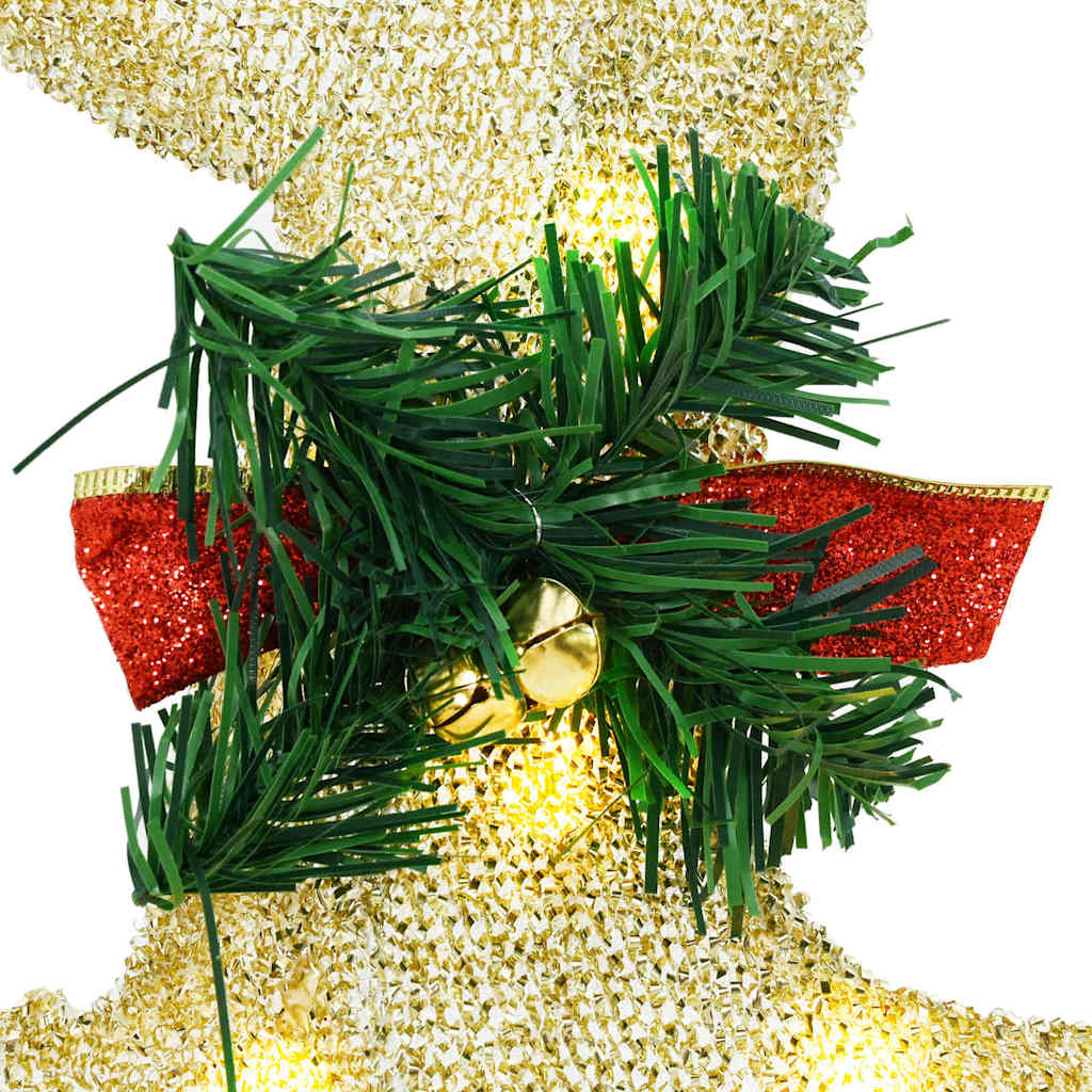 LED Rentiere 5 pcs Gold Stoff