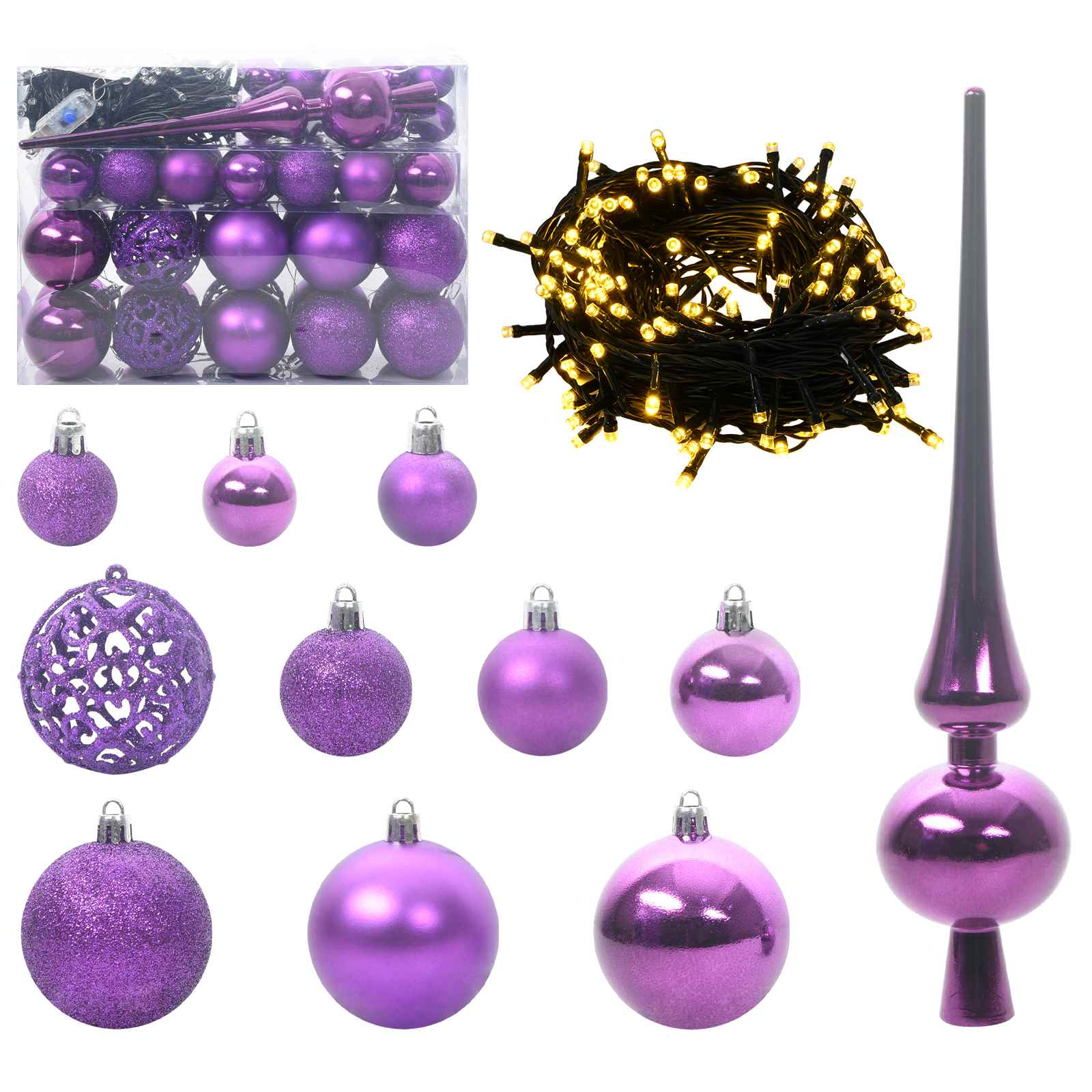 Künstlicher Weihnachtsbaum Weiß 120 cm PVC und Stahl