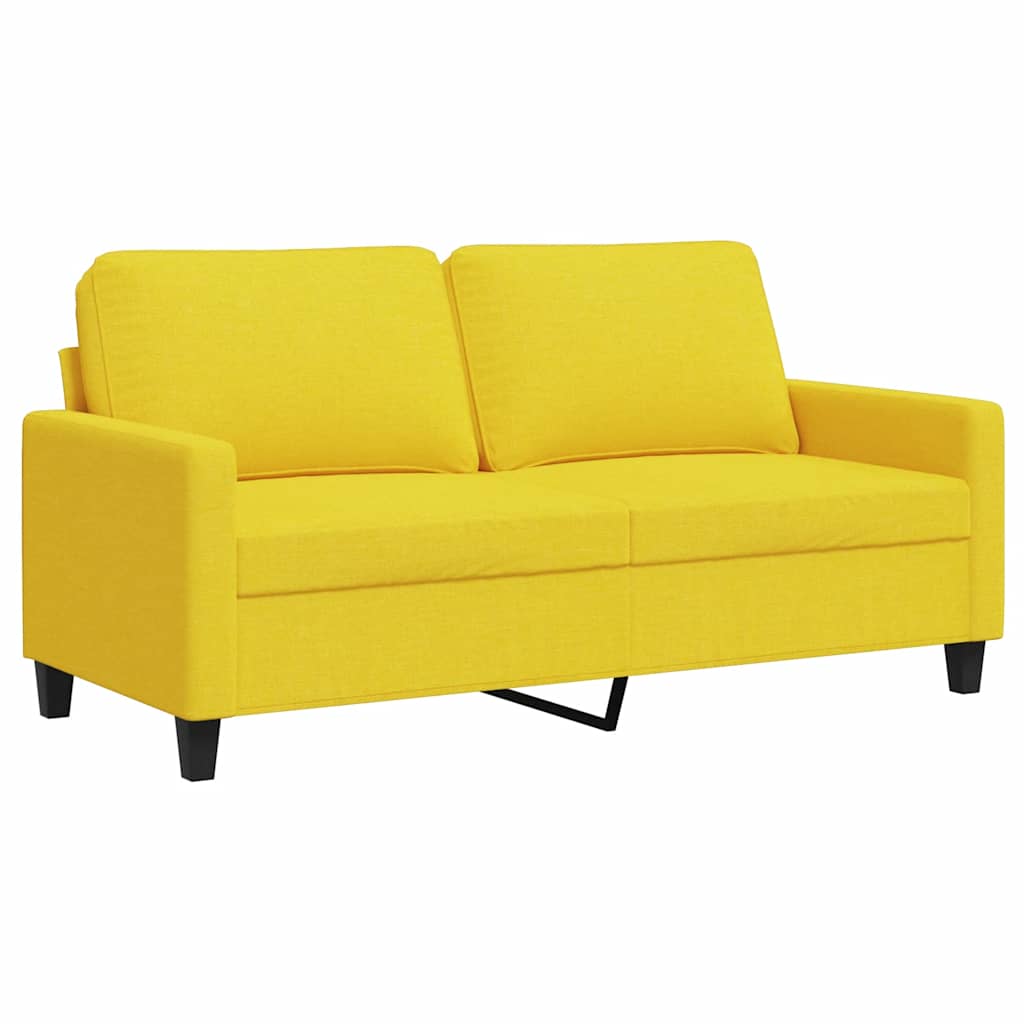 3-Sitzer-Sofa Hellgrau 180 cm Stoff