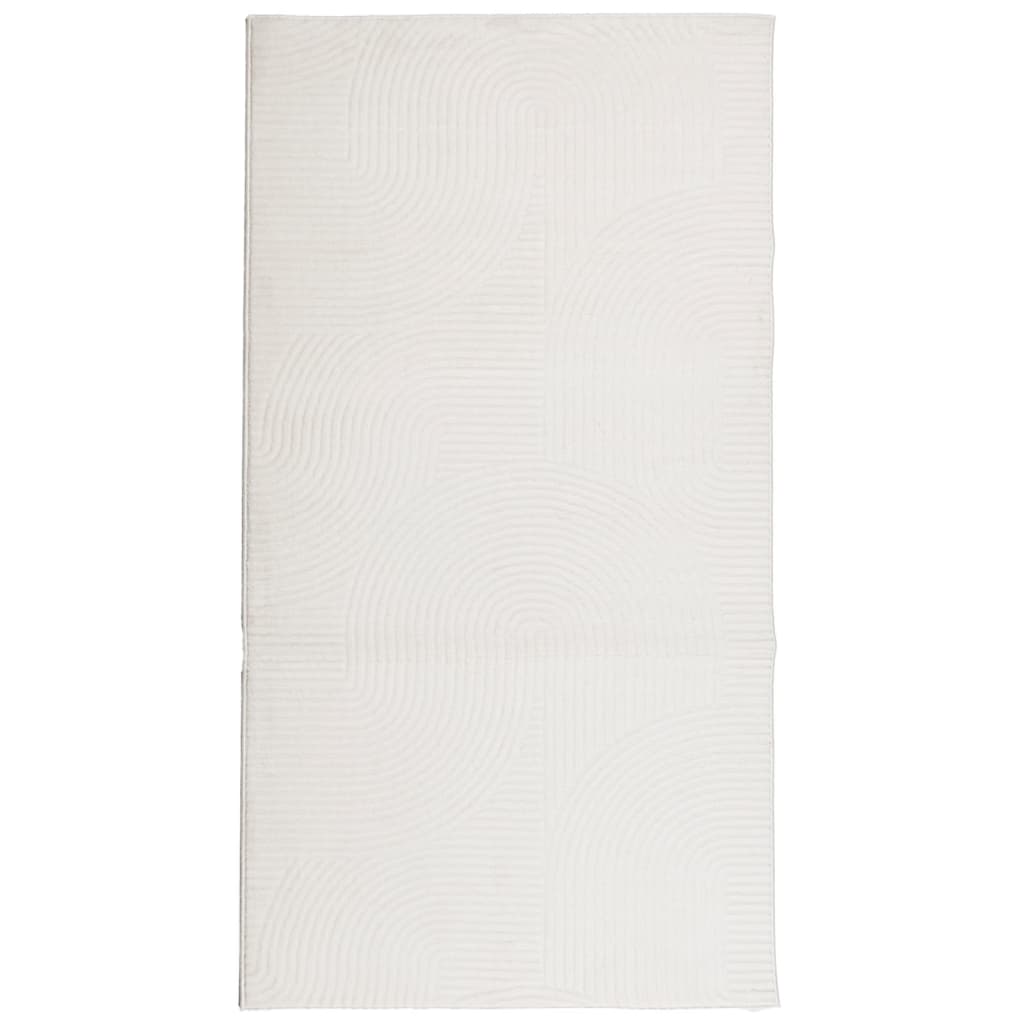 Teppich IZA Kurzflor Skandi-Stil Anthrazit 80x150 cm