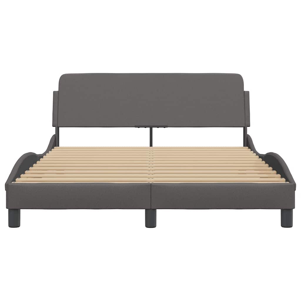 Bettgestell "Dover" Schwarz 80x200 cm Kunstleder