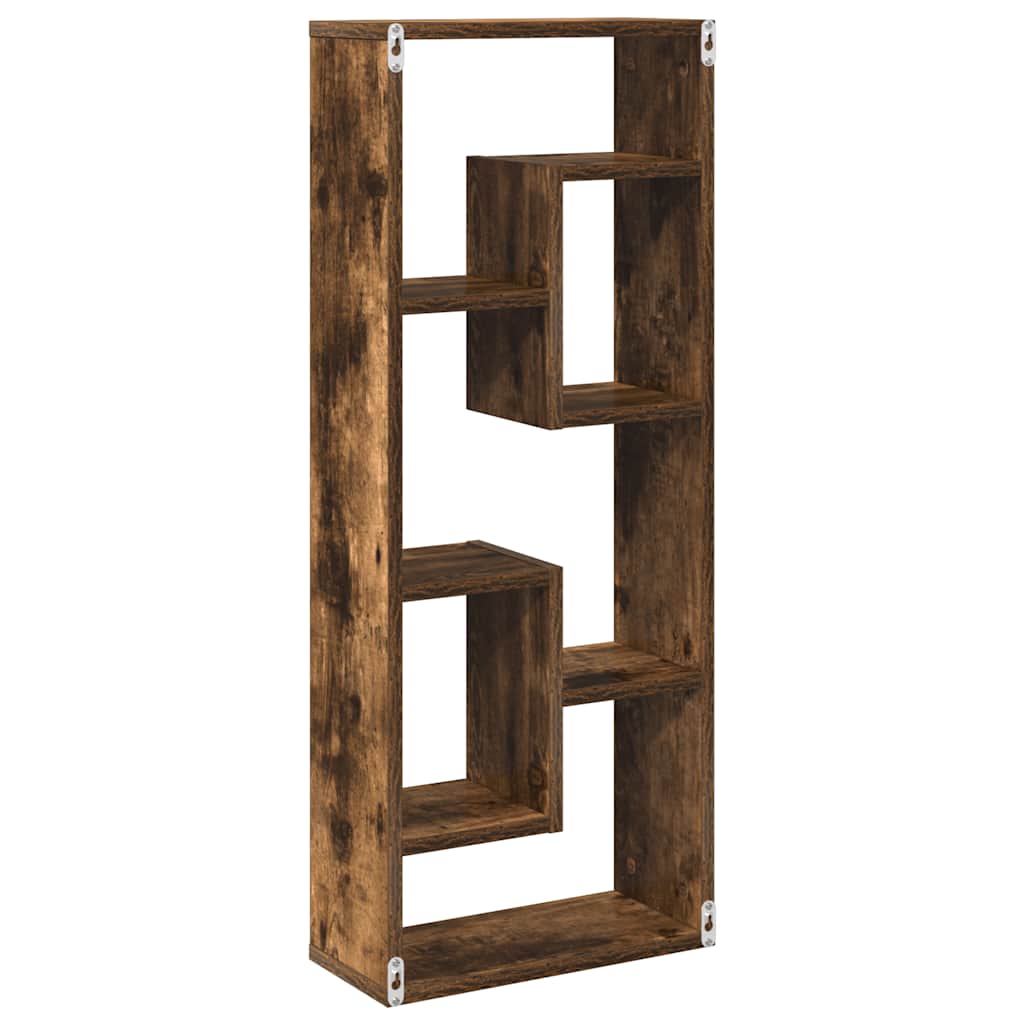 Wandregal Weiß 36x16x90 cm Holzwerkstoff
