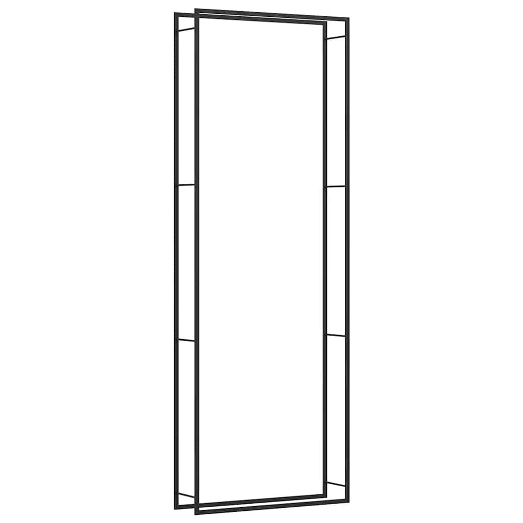 Brennholzregal 50x28x94 cm Edelstahl