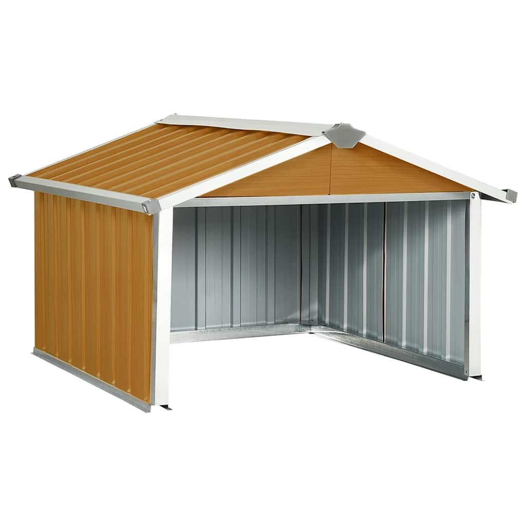 Rasenmäher Garage 92x97x63 cm Verzinkter Stahl Grün