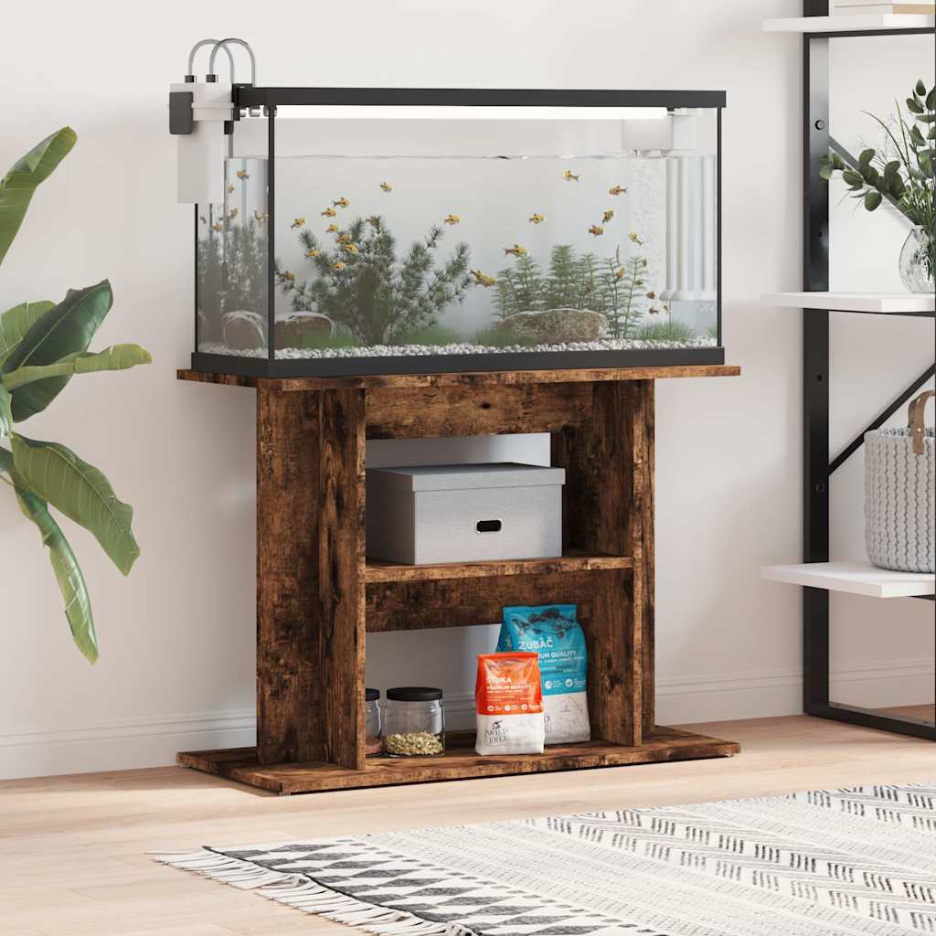 Aquariumständer Weiß 60x30x60 cm Holzwerkstoff