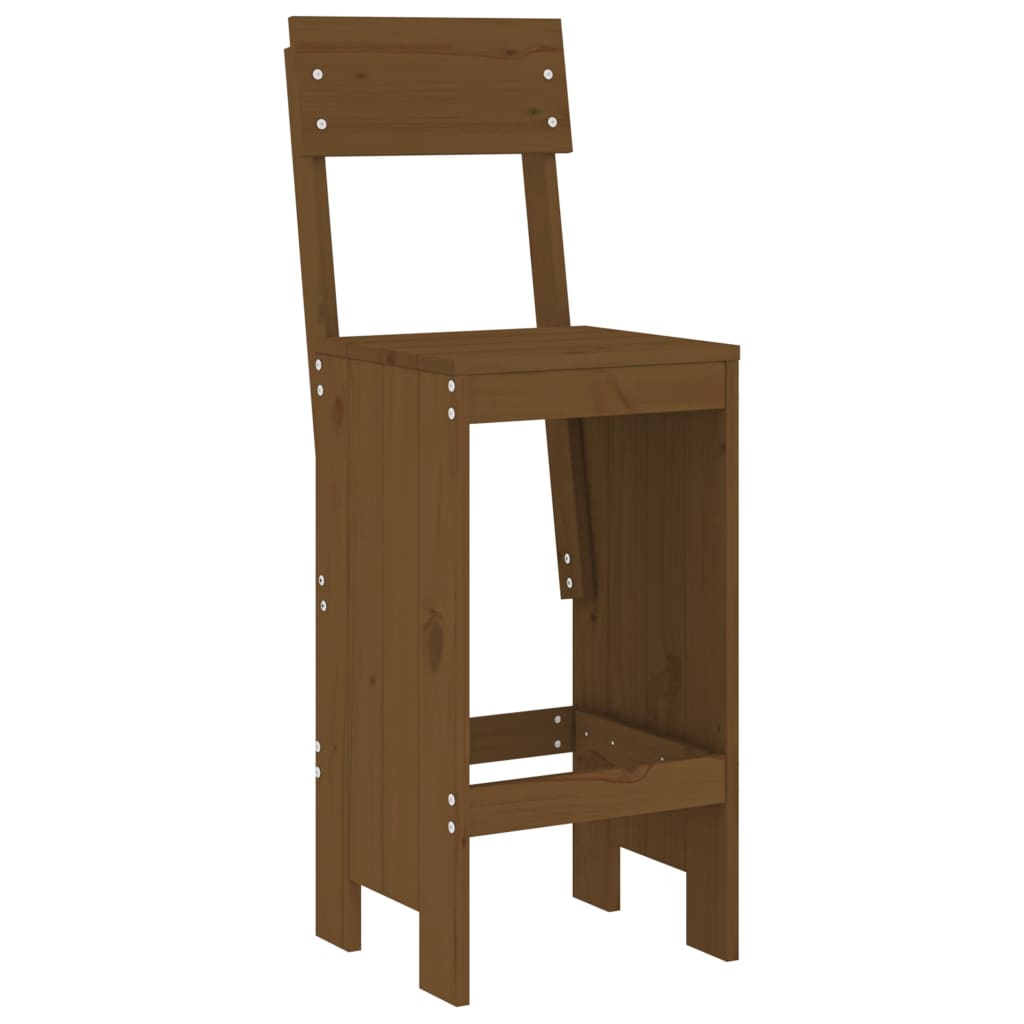 Barhocker 2 Stk. 40x42x120 cm Massivholz Kiefer