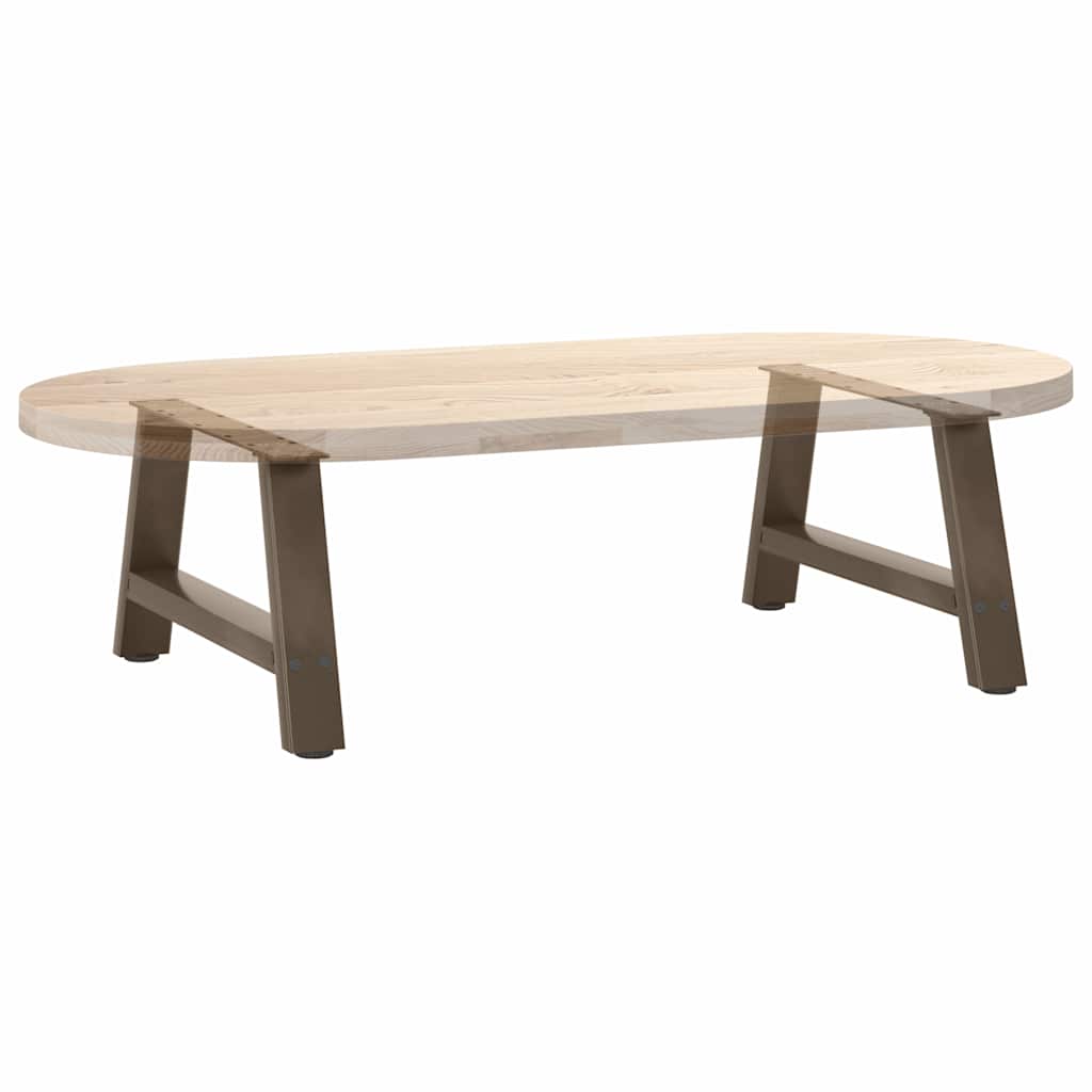 Couchtischbeine A-Form 2 Stk. 30x(30-31) cm Stahl