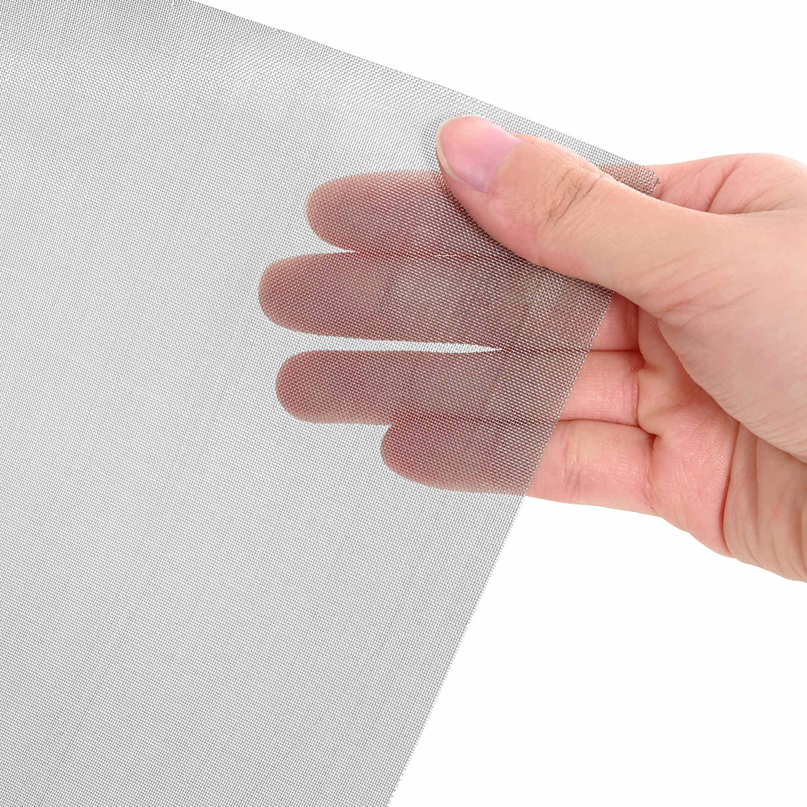 Mesh Bildschirm 20 x 500 cm 20 Mesh Edelstahl 201 Silber