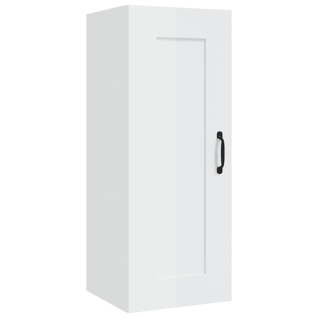 Hängeschrank Weiß 35x34x90 cm Holzwerkstoff