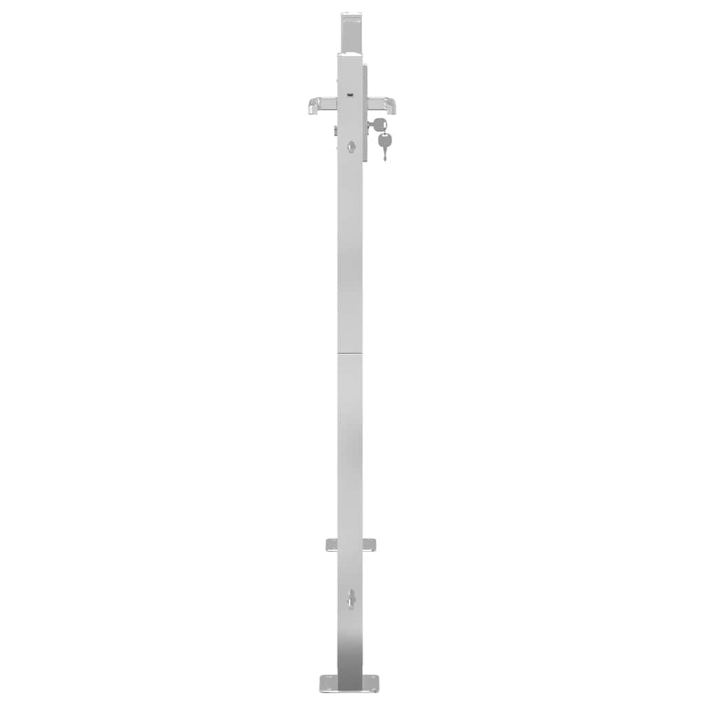 Gartentor 100 x 145 cm Edelstahl