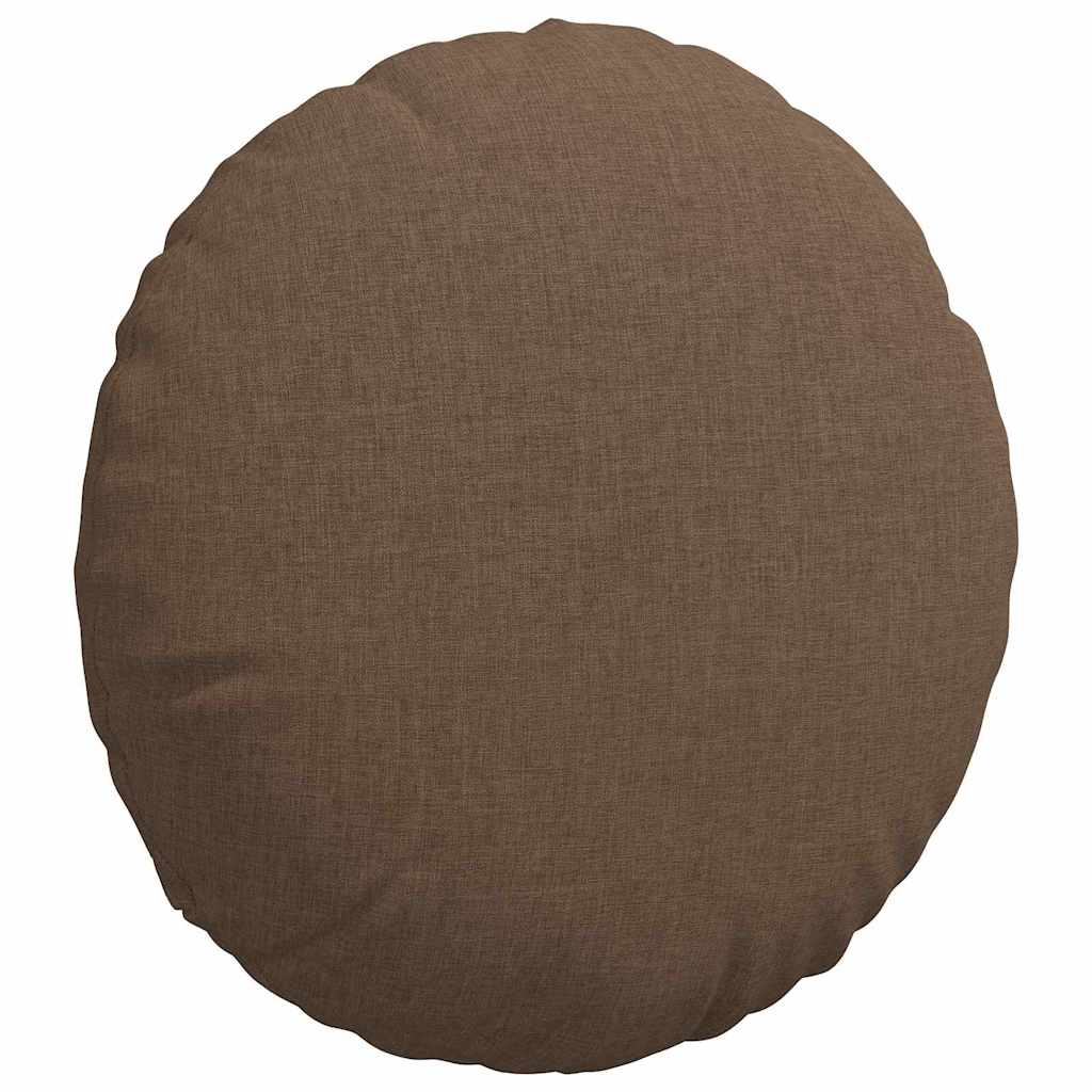 Sitzkissen 2 pcs Hellgrau Ø30 x 13 cm Stoff