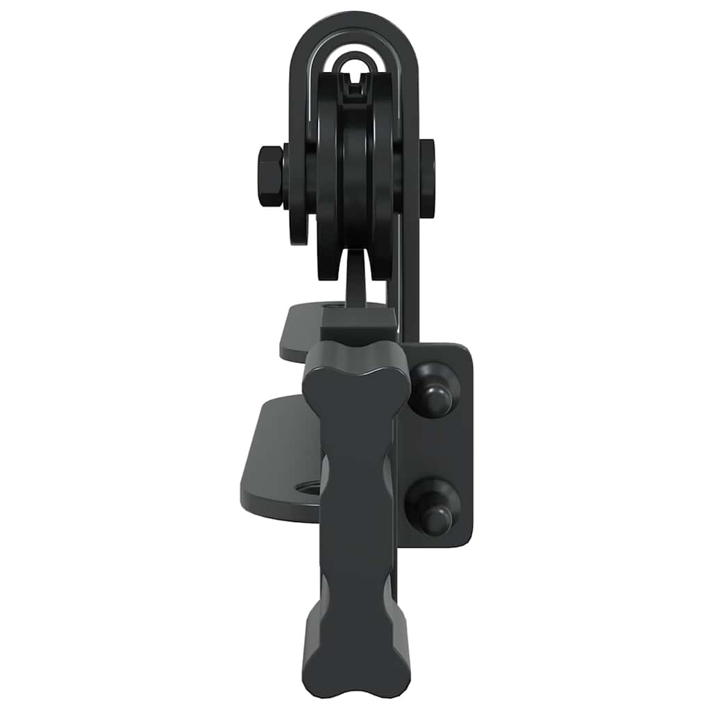 Schiebetürbeschlag Set für Schranktüren 91 cm Karbonstahl