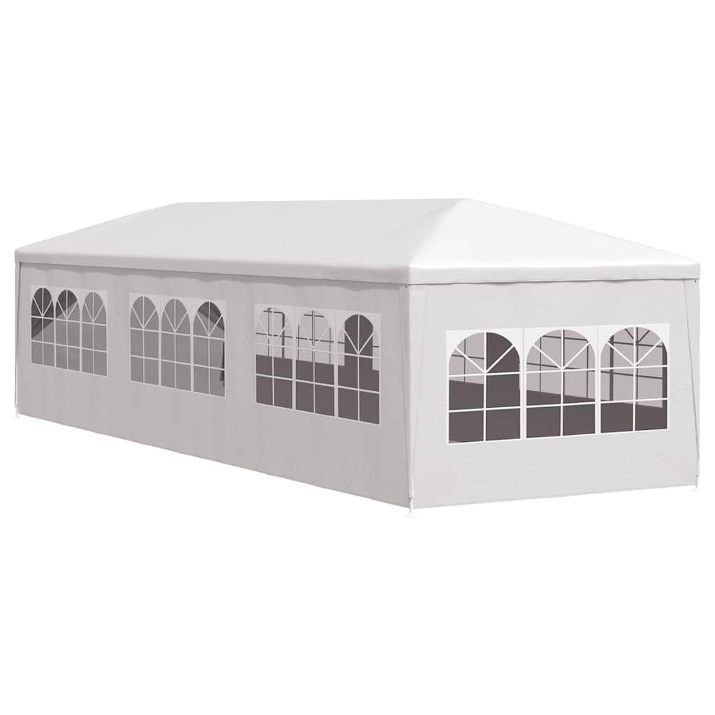 Party-Zelt 400 x 300 x 255 cm Rot PE und Stahl