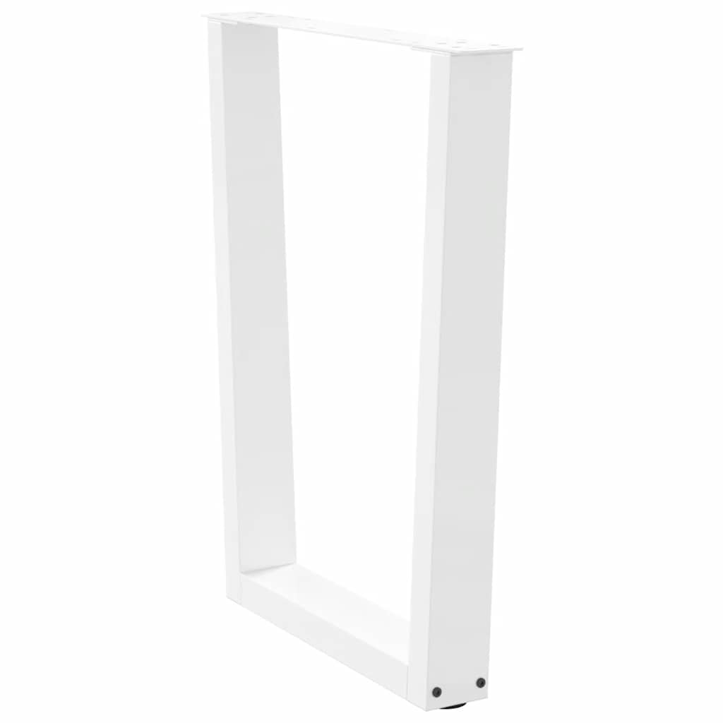 Couchtischbeine V-Form 2 Stück Schwarz 30x(30-31,3) cm Stahl
