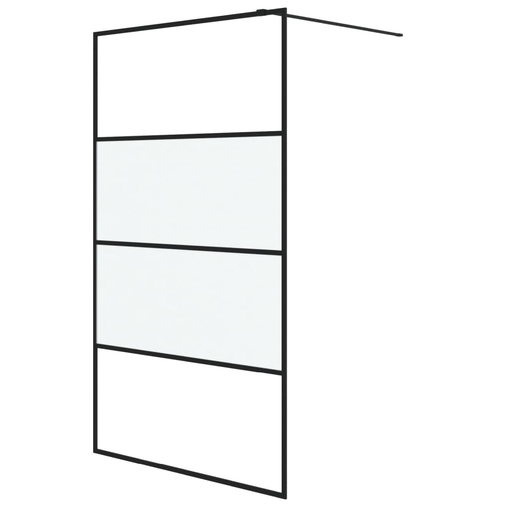 Duschwand für Begehbare Dusche mit Klarem ESG Glas 80x195 cm