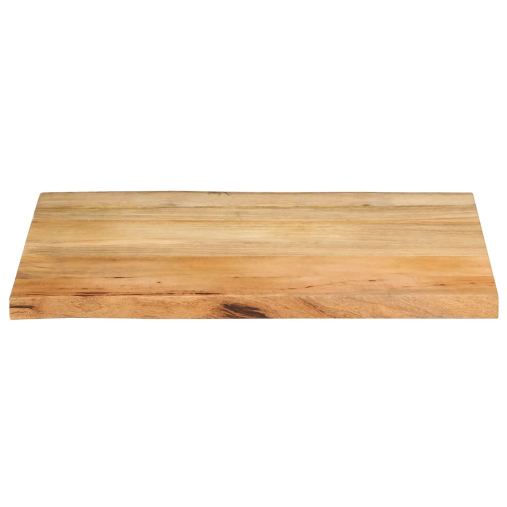 Tischplatte 40x40x2,5 cm Rechteckig Massivholz Akazie Baumkante