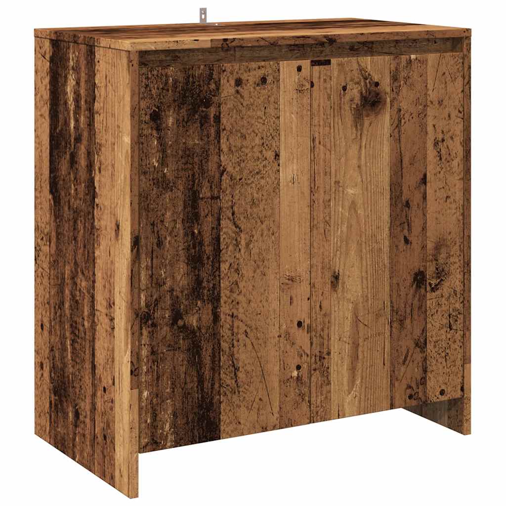 3-tlg. Sideboard Weiß Holzwerkstoff