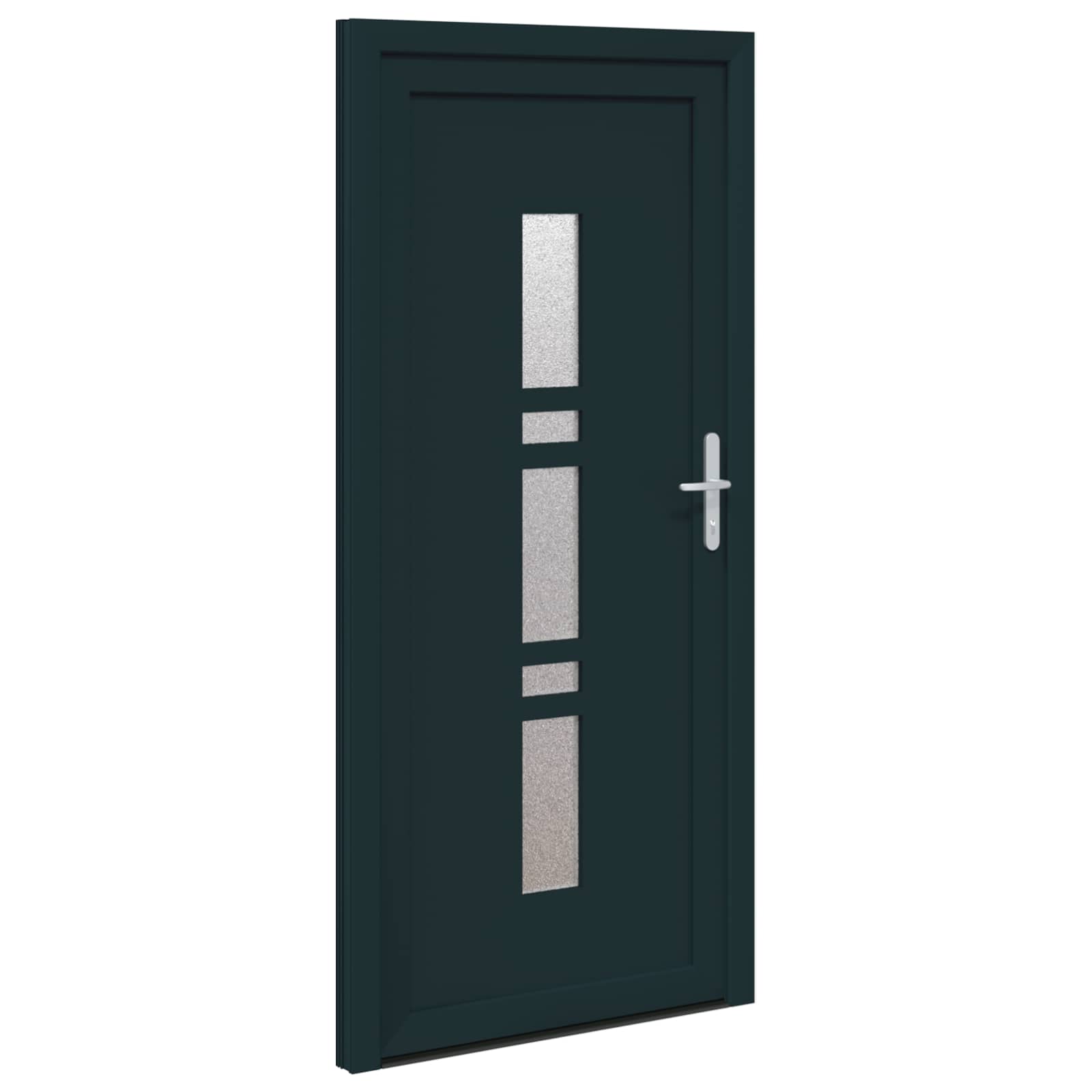 Vordertür Anthrazit 88 x 200 cm PVC