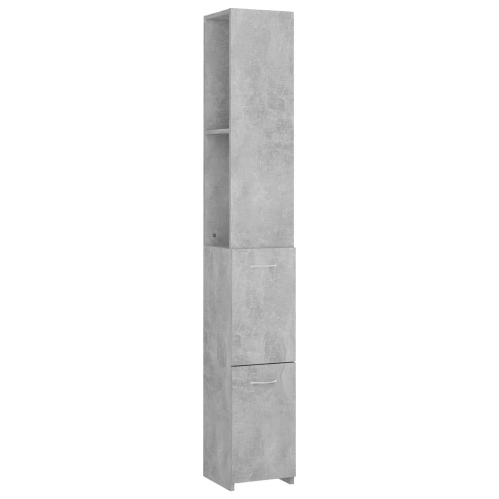 Badschrank Weiß 25x26,5x170 cm Holzwerkstoff