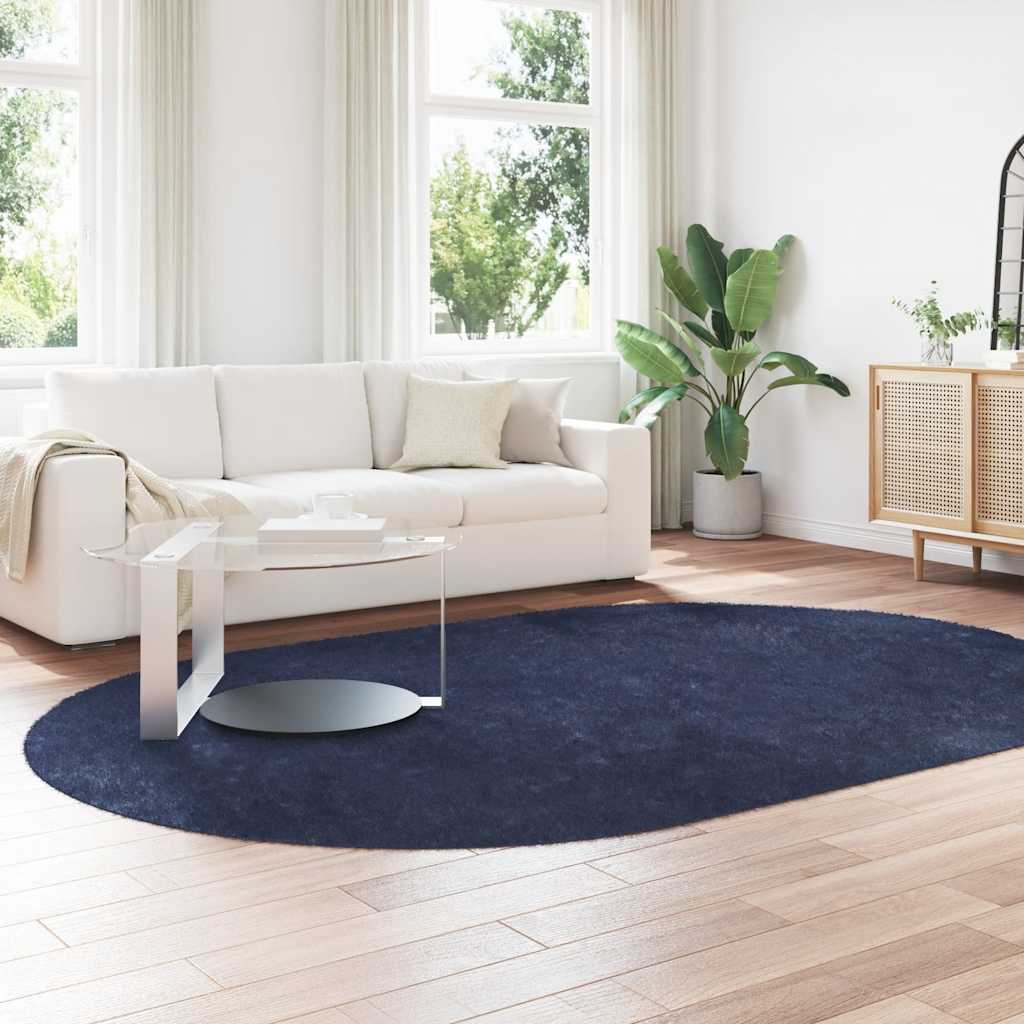 Teppich Shaggy Hochflor NAVARRA Beige 60x100 cm Polyester