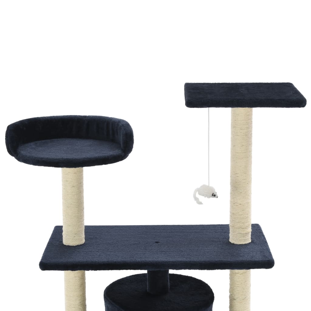 Katzen-Kratzbaum Sisal 95 cm Grau