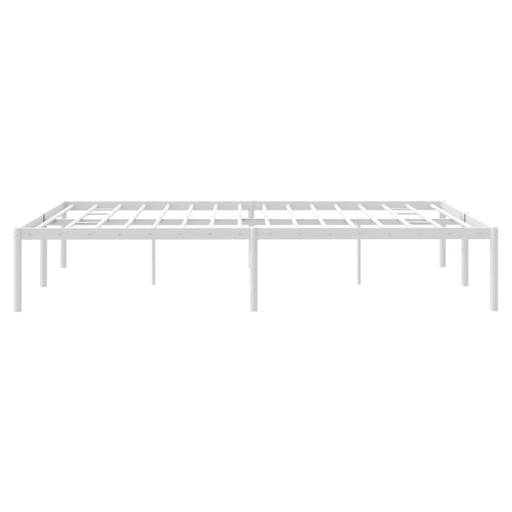 Bettgestell Metall Schwarz 75x190 cm