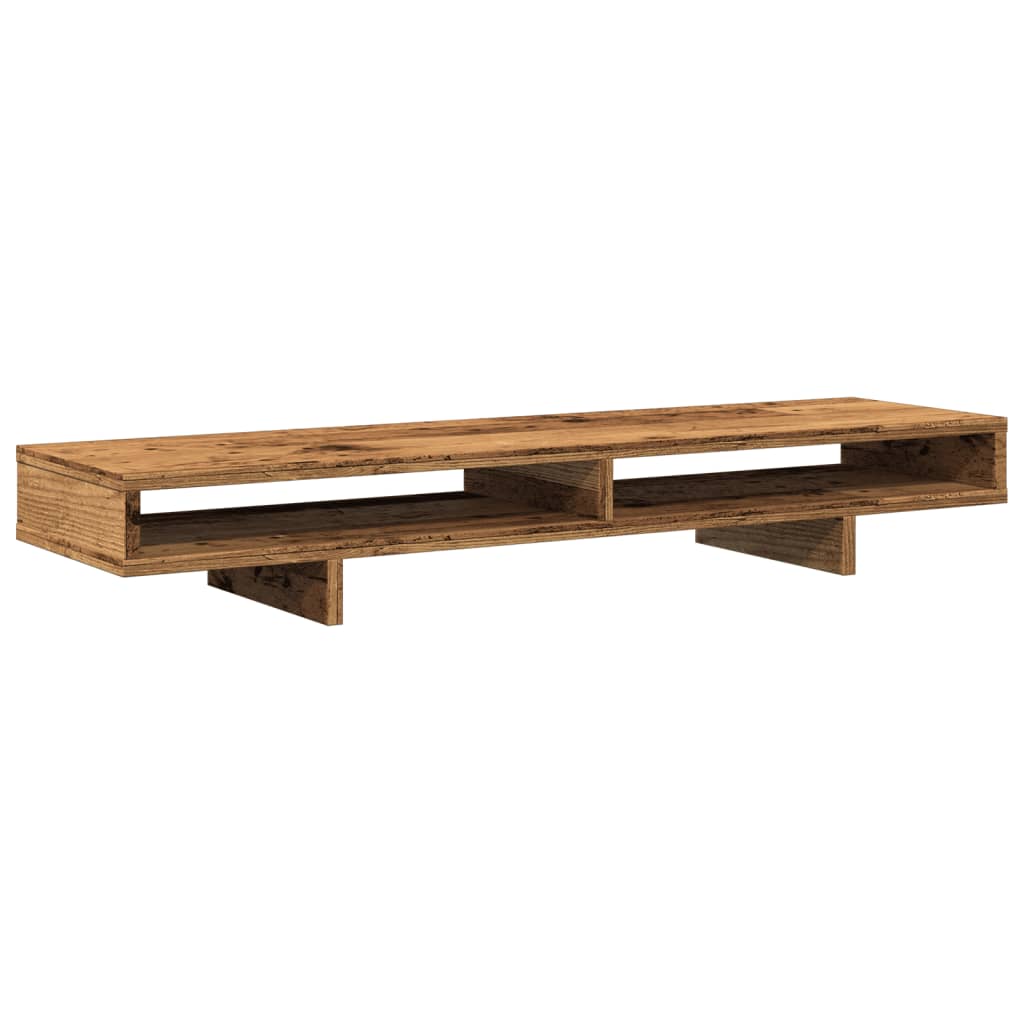 Monitor Halterung Schwarz 100 x 27 x 15 cm Holzwerkstoff