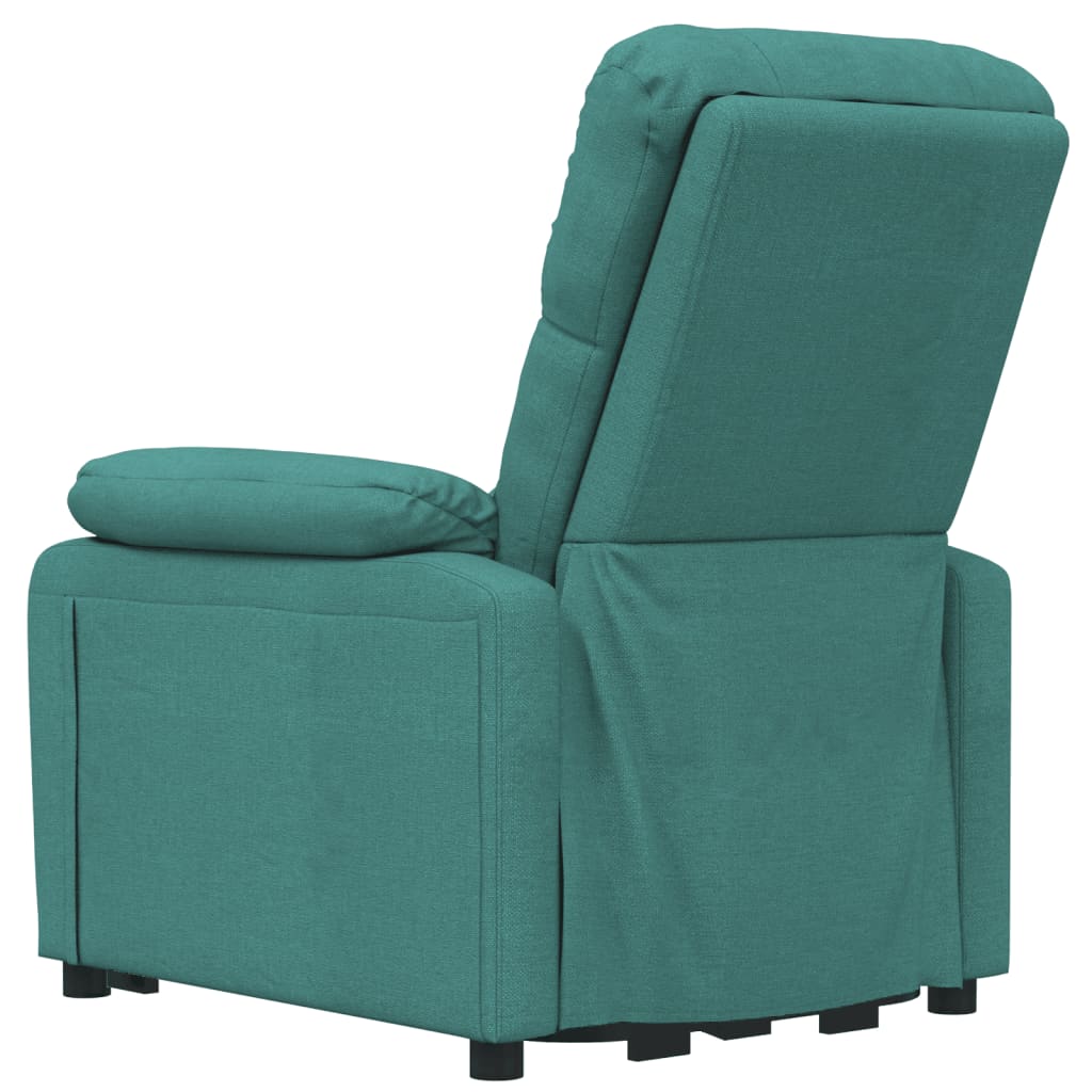 Massagesessel Elektrisch Dunkelgrau Stoff