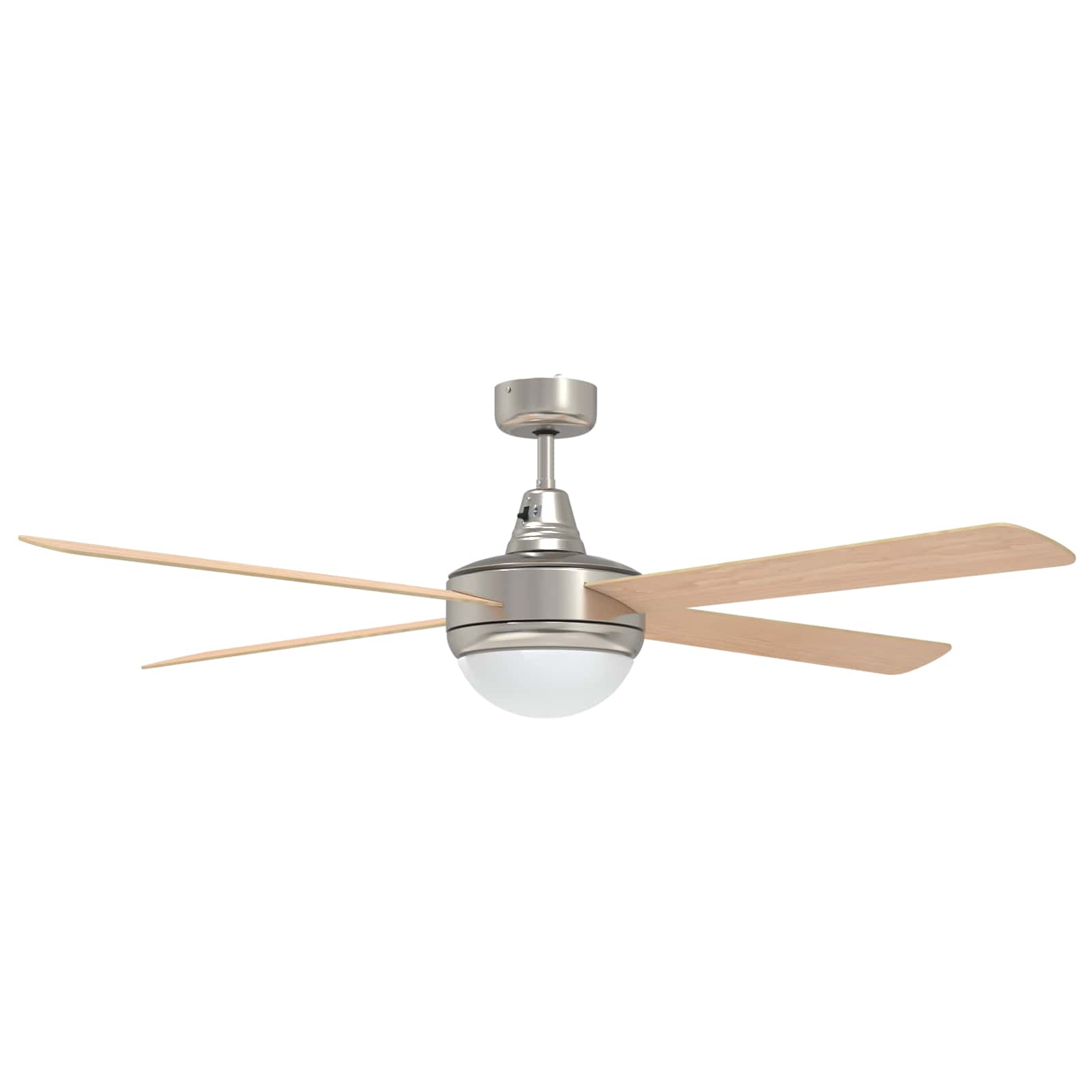 Deckenventilator mit Licht und Fernbedienung Ø 130 cm Weiß