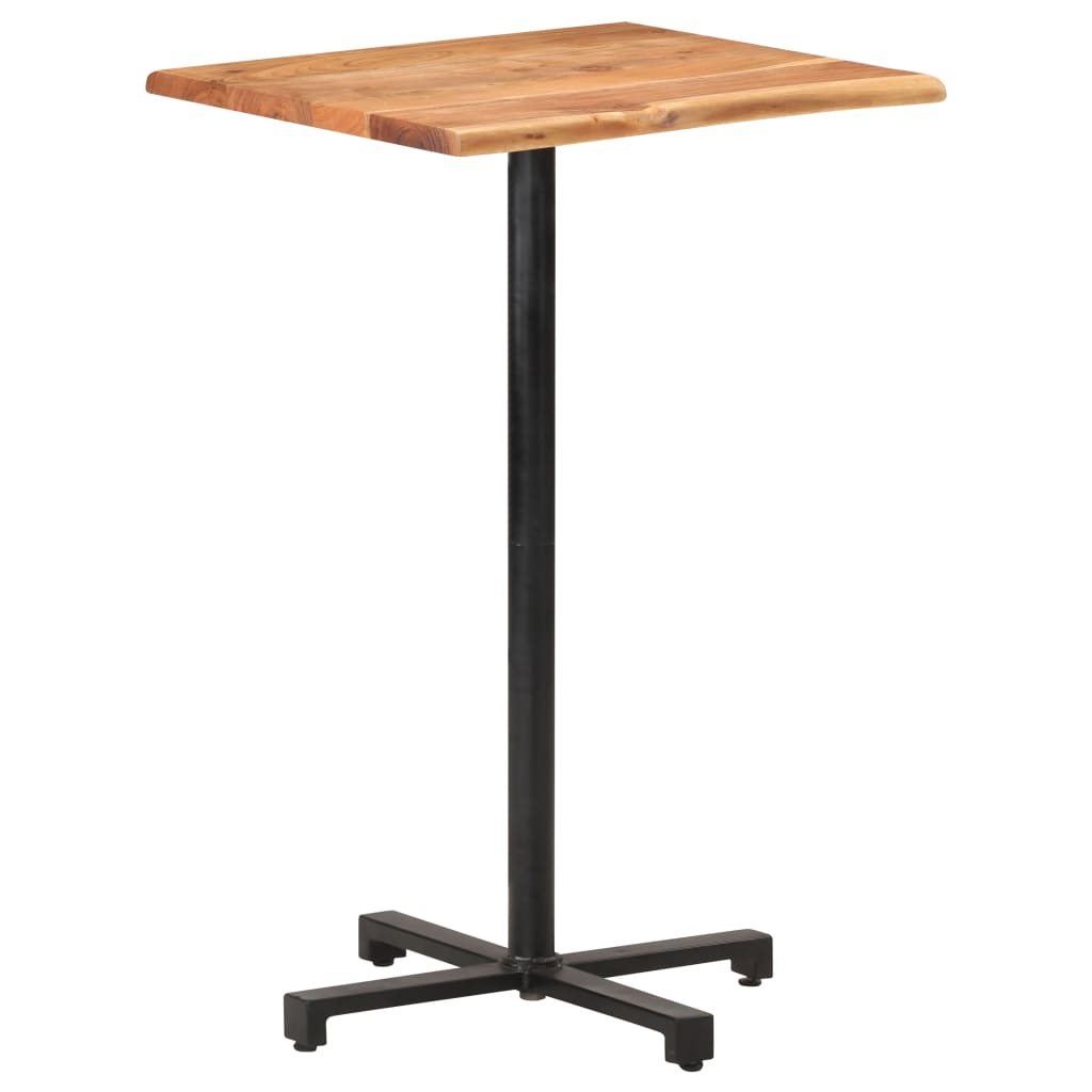 Bistrotisch Rund Ø60x75 cm Raues Mangoholz