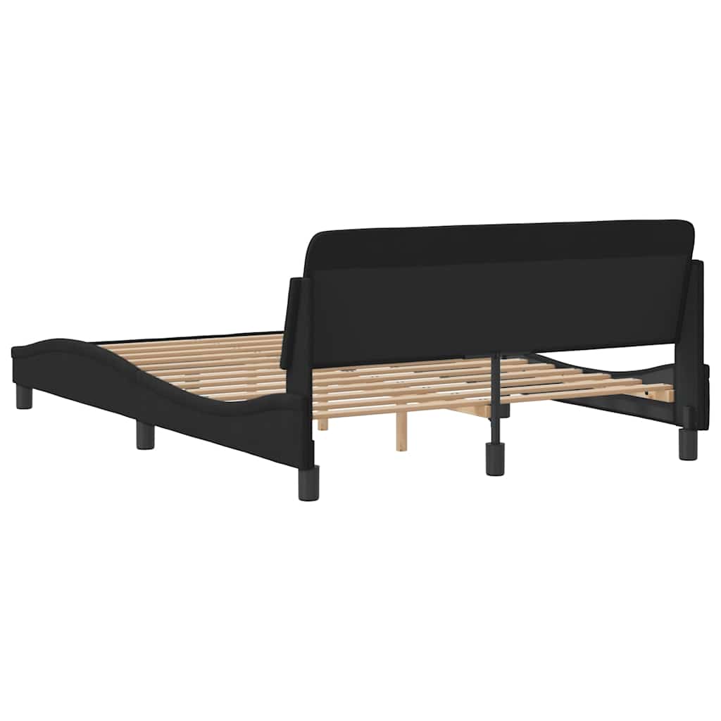 Bettgestell "Dover" Hellgrau 80x200 cm Samt